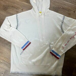 Kerri Rosenthal Cashmere Hoodie/ Sweater size L